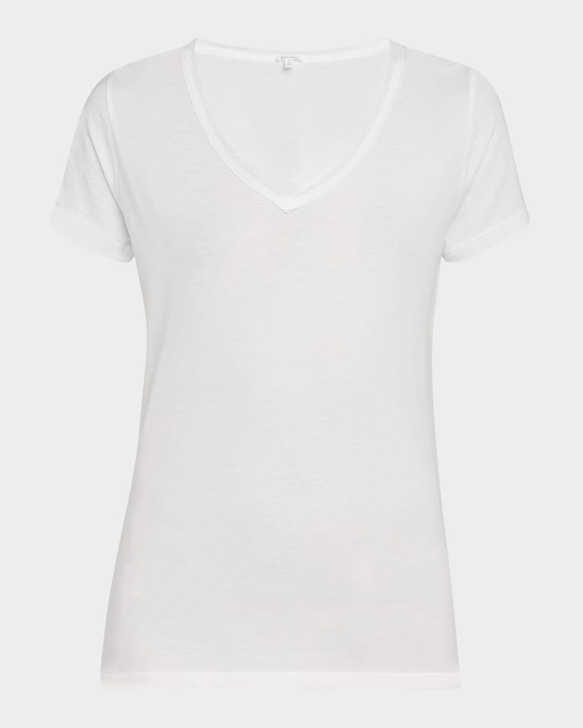 Skin Easy V-Neck Cotton Tee