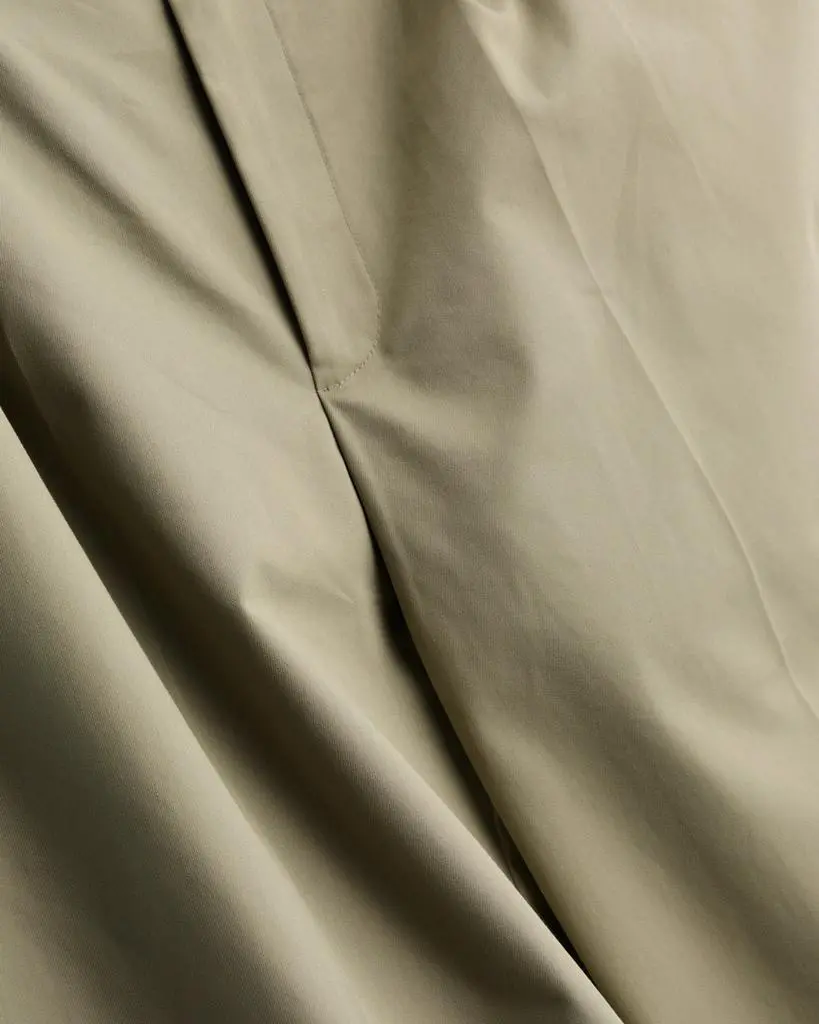 Christopher Esber Leather-trimmed wide-leg cotton-blend trousers 5