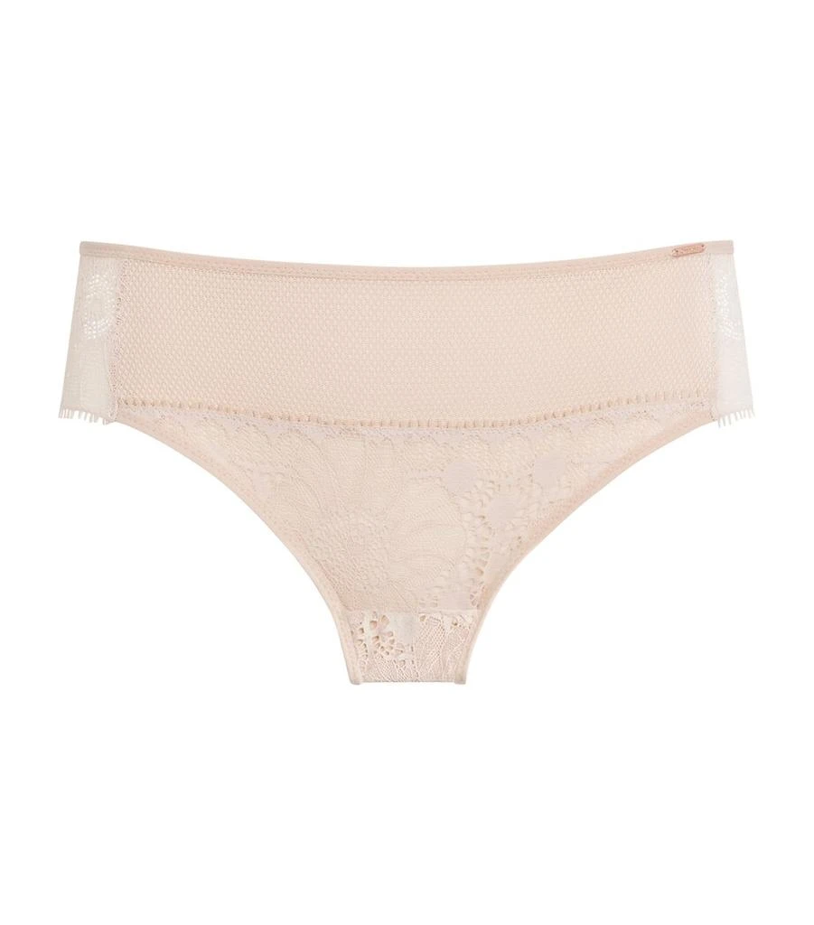 Chantelle Lace-Front Brazilian Briefs 1