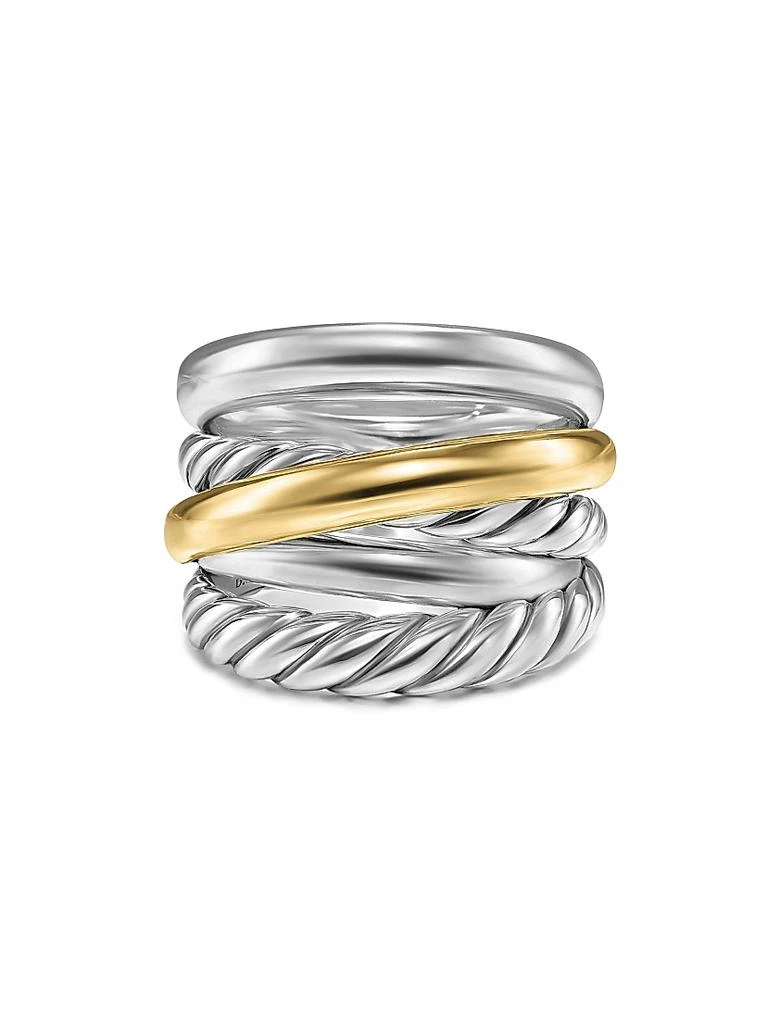 David Yurman Crossover Five Row Ring in Sterling Silver 3