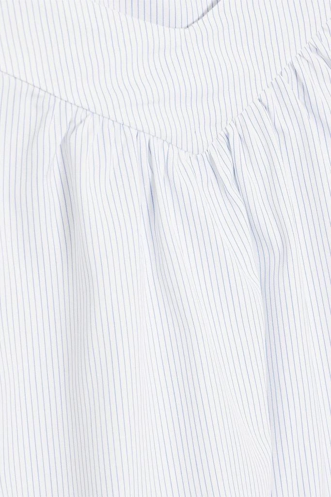 IRIS & INK Zofia pinstriped organic cotton-poplin camisole 4