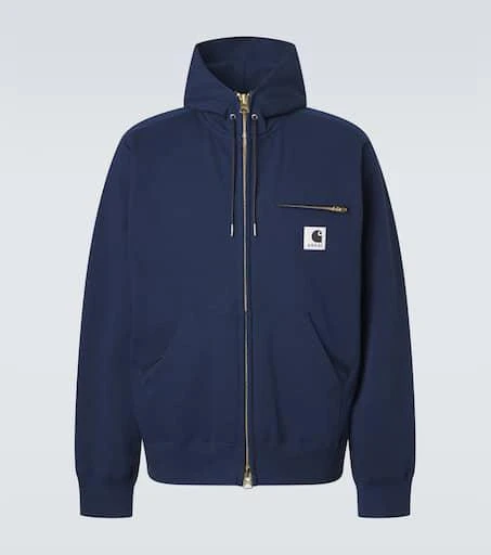 Sacai x Carhartt cotton jersey hoodie