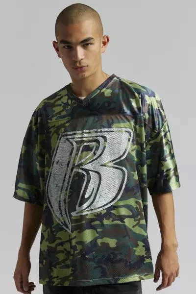 Urban Outfitters Ruff Ryders Football Jersey Mesh Tee 4