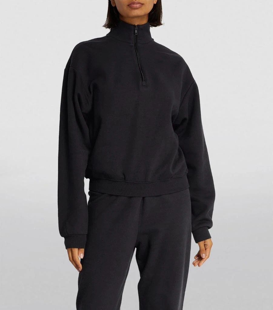 Skims Fleece Quarter-Zip Sweatshirt 3