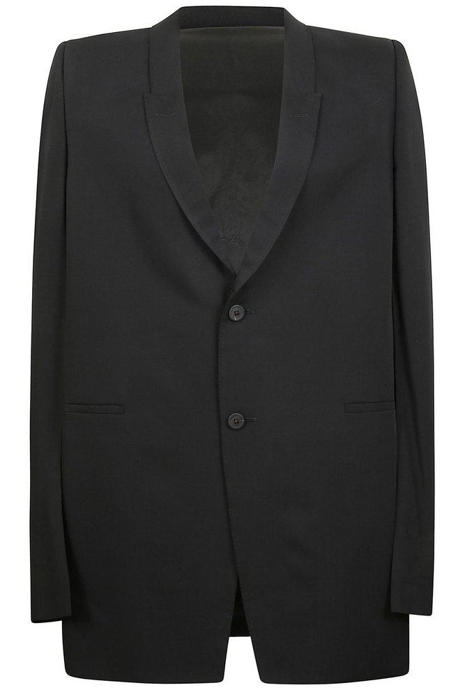 Rick Owens Rick Owens Single Breasted Tailored Blazer