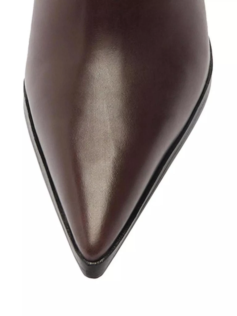 Schutz Mikki 85MM Block-Heel Leather Boots 5