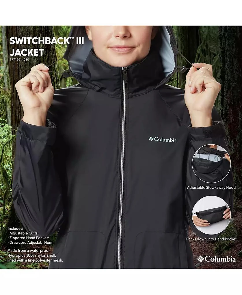 Columbia Women's Switchback Waterproof Packable Rain Jacket, XS-3X 3