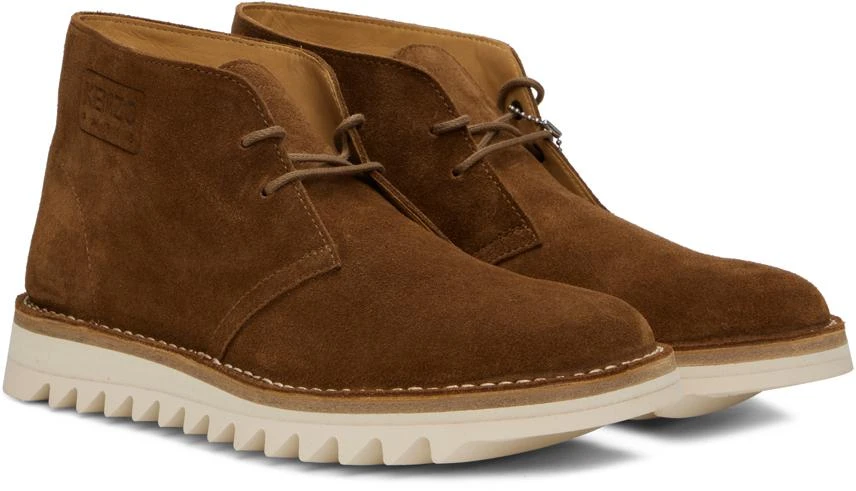 Kenzo Brown 'Kenzowave' Desert Boots 4