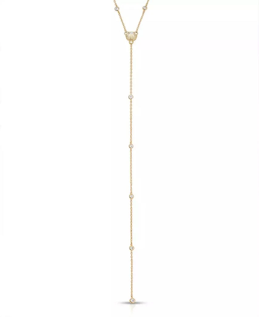 Ettika Jewelry Santorini Shell Lariat Necklace 2