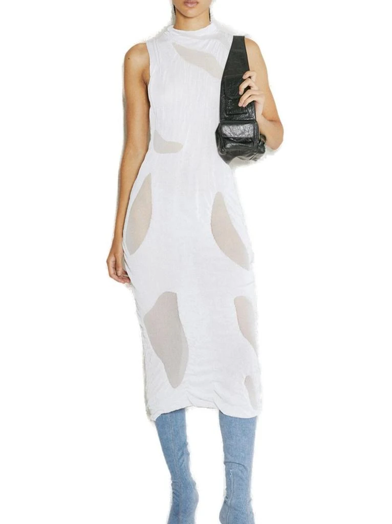 Di Petsa Di Petsa Wetlook Knit Midi Dress 1