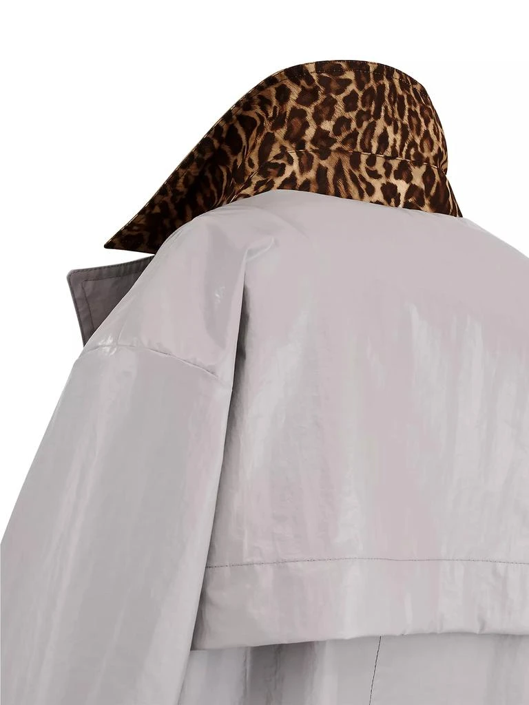 Jane Post Tailored Single-Breasted Trench Coat 6