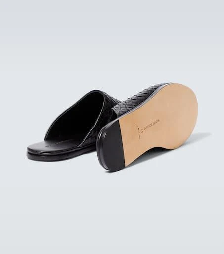 Bottega Veneta Intrecciato leather slippers 7