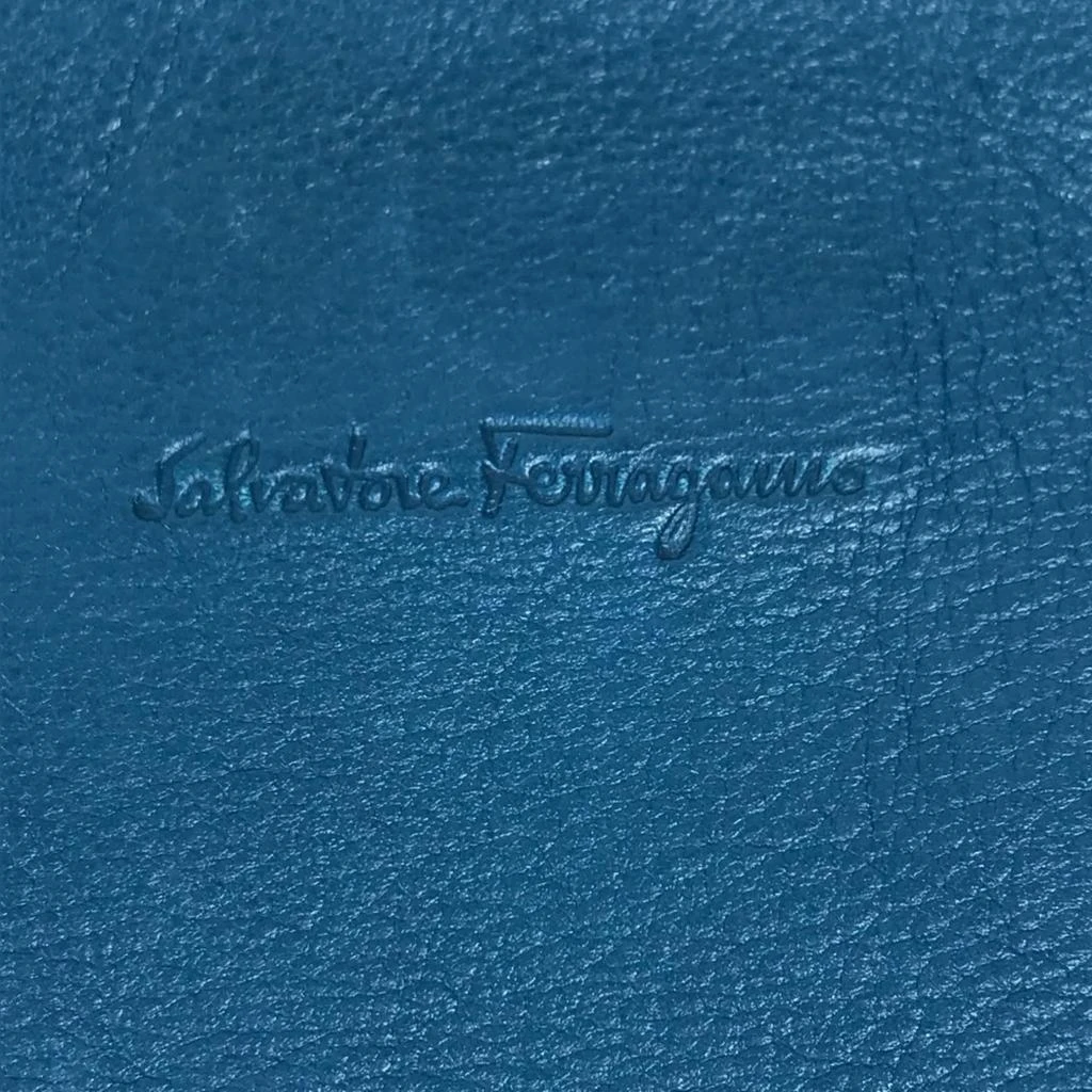 Salvatore Ferragamo Leather Clutch Bag (Pre-Owned) 2
