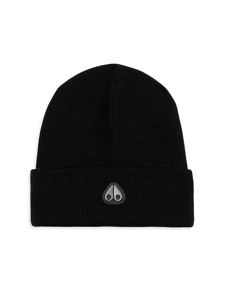 Moose Knuckles Moose Knuckles Black And Gold Cotton Logo