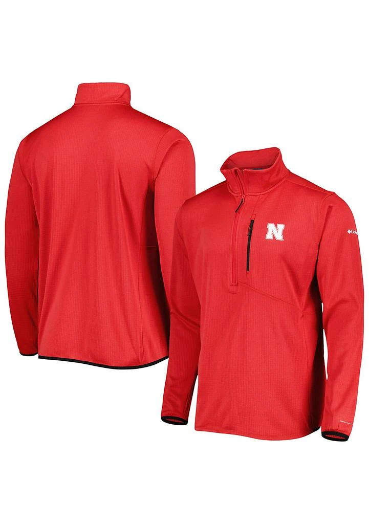 Columbia NCAA Nebraska Huskers Park View Omni-Wick Half-Zip Top
