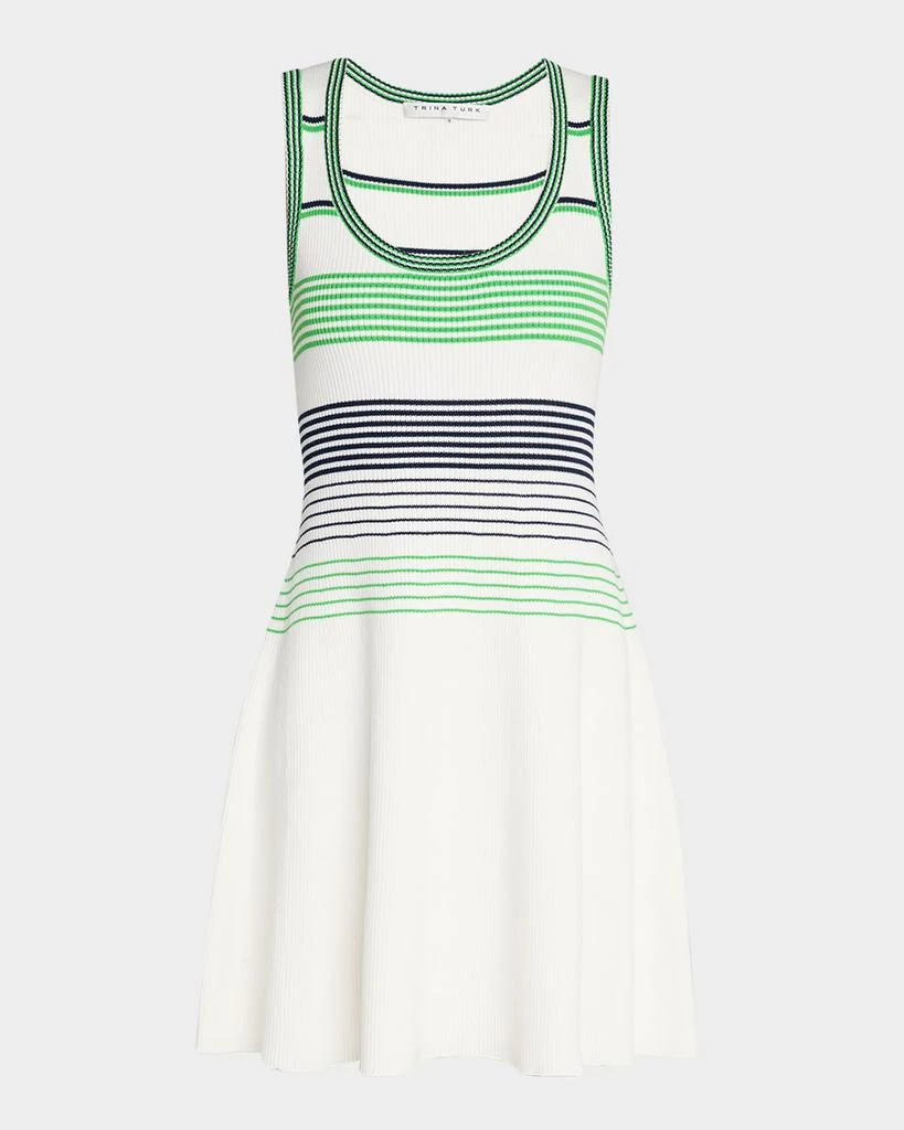 Trina Turk Veronkia Striped Knit Tank Dress - Dresses & Skirts - BeyondStyle