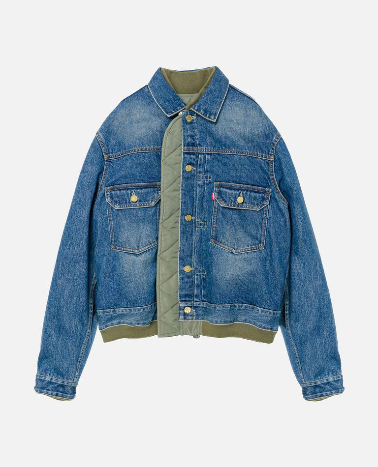 sacai BEYONDEXX Denim Blouson Tバック sacai Blue BEYONDEXX Denim Jacket Sacai