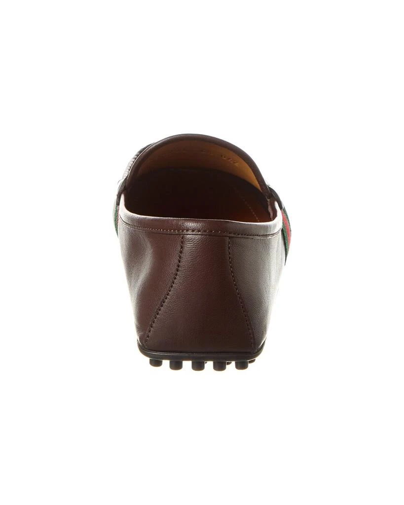 Gucci Web Leather Driver 3