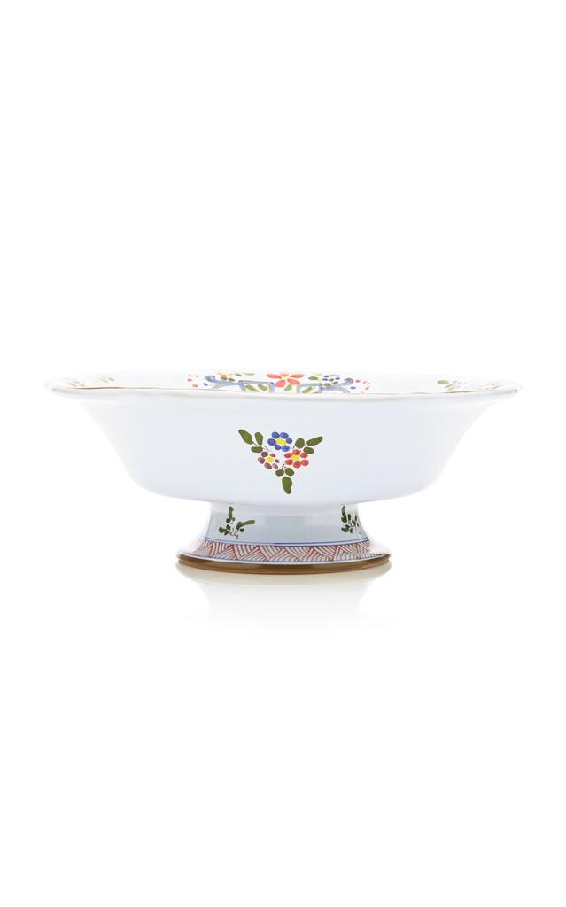 MoDA Moda Domus - Carnation Footed Serving Bowl - Multi - Moda Operandi