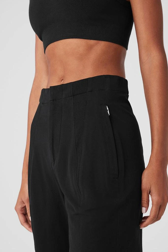 Alo High-Waist On Point Moto Trouser - Black 4