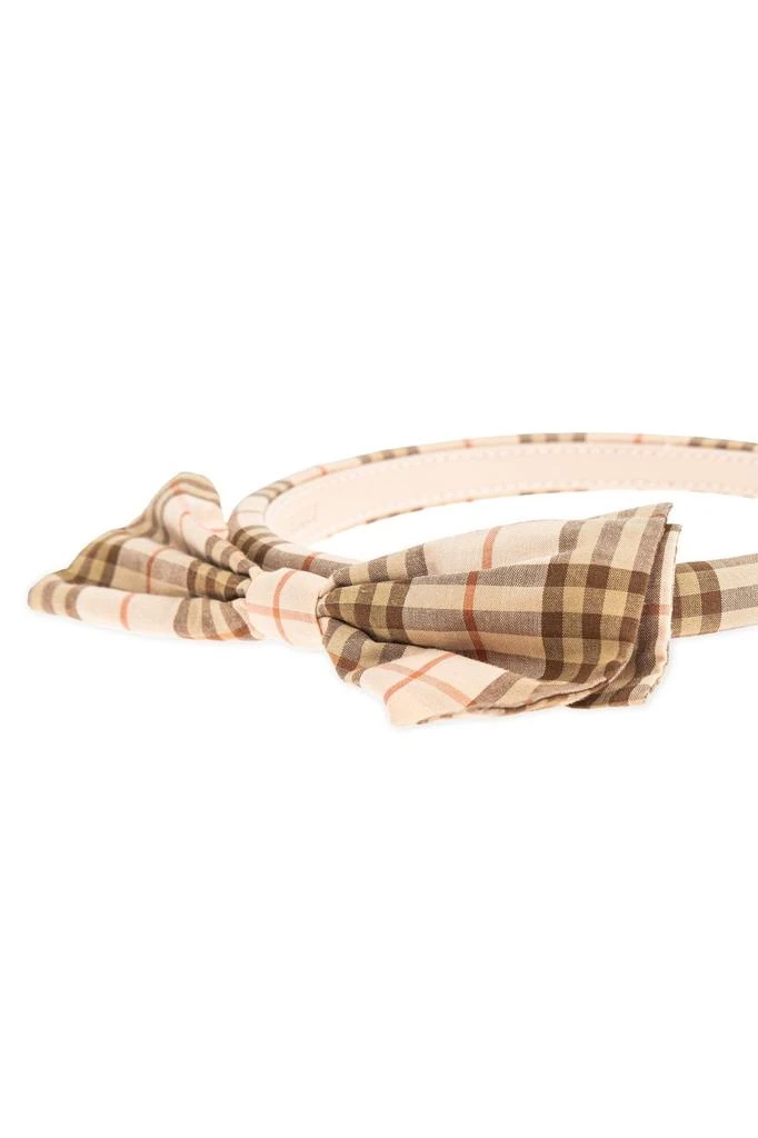 Burberry Burberry Kids Checked Bow Detailed Headband 2