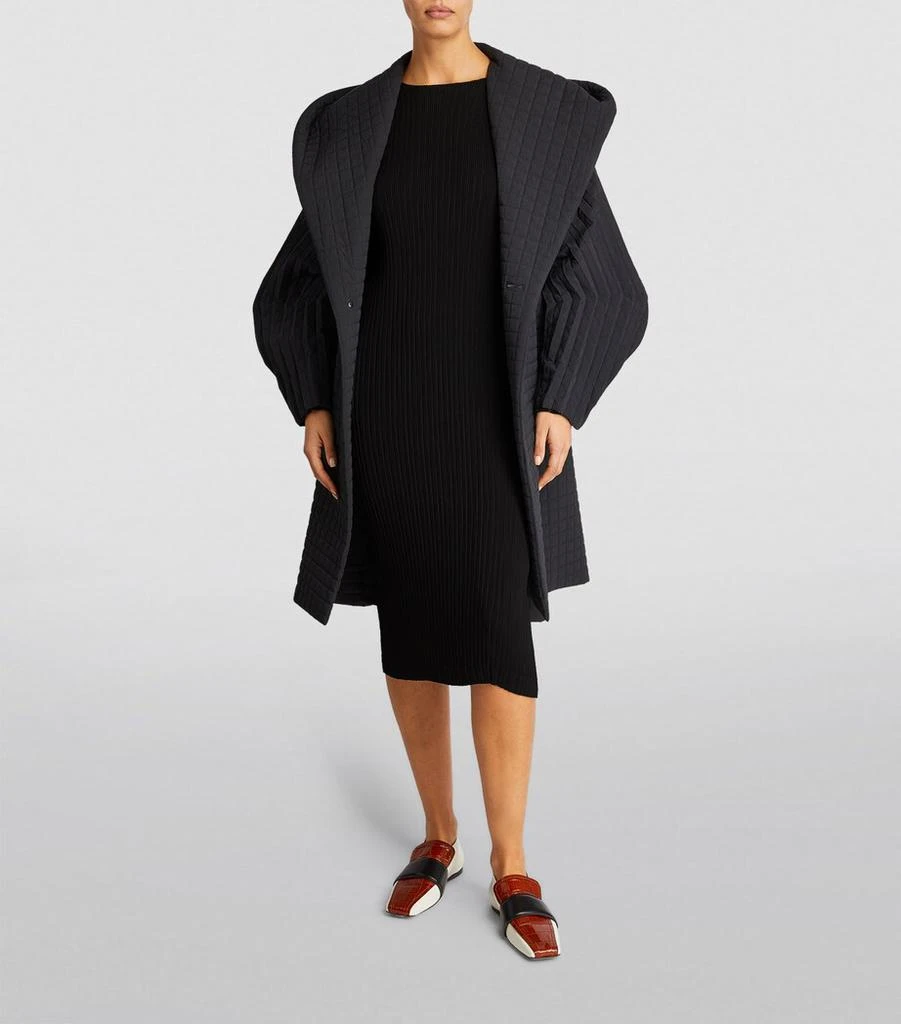 Issey Miyake Hatching Pleats Midi Dress 2