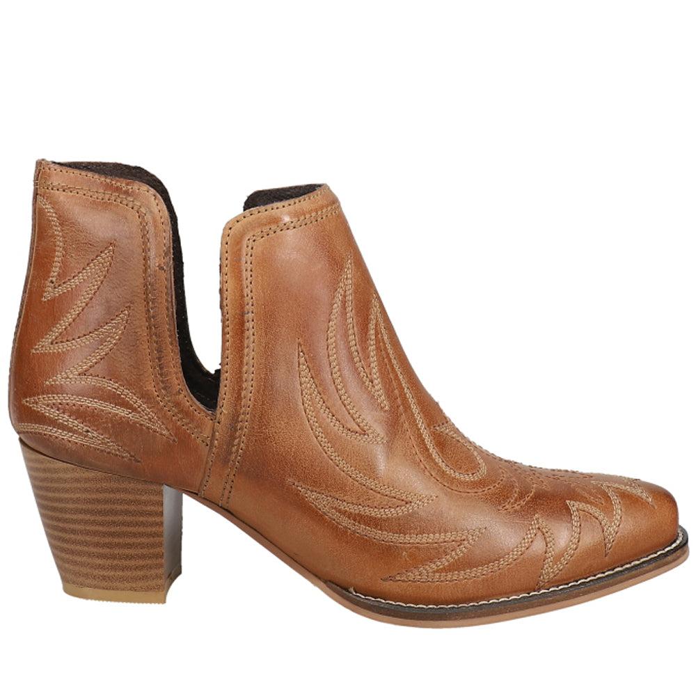 Roper Rowdy Embroidery Pointed Toe Cowboy Booties