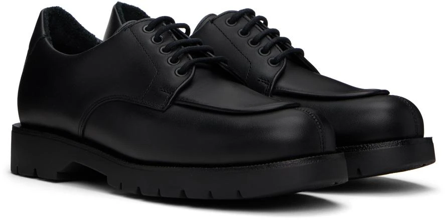KLEMAN Black Officier Derbys 4