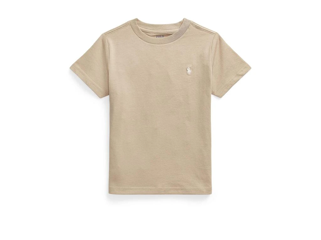 Ralph Lauren Cotton Jersey Crew Neck Tee (Toddler/Little Kid)