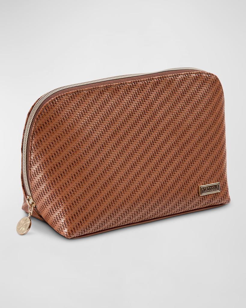 Stephanie Johnson Rosewood Cognac Lola Makeup Bag