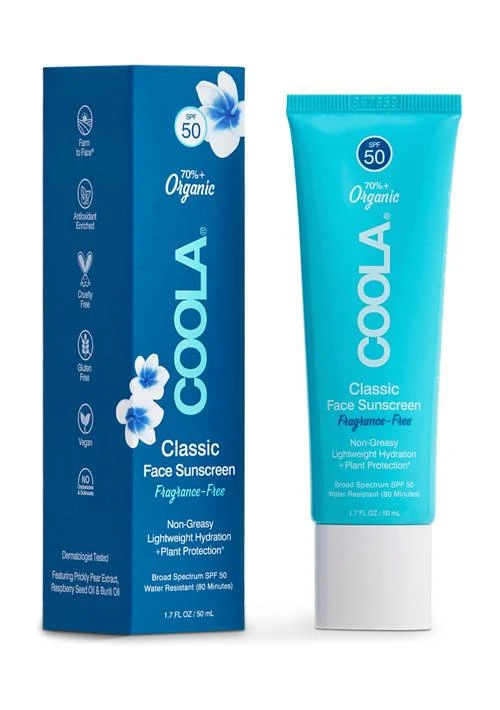 COOLA Classic Face Lotion Spf50 Fragrance Free 1