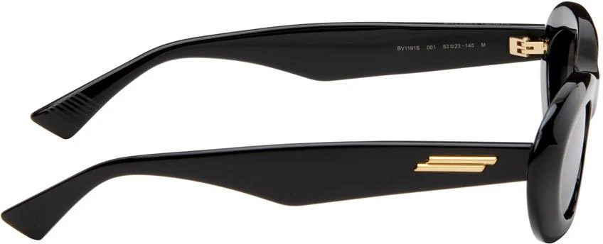 Bottega Veneta Black Bombe Round Sunglasses 2