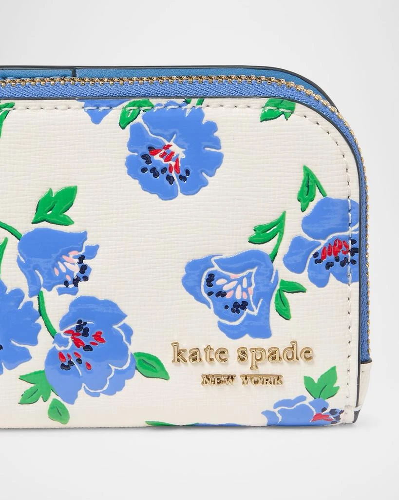 Kate Spade devin small springtime blooms leather bifold wallet 4