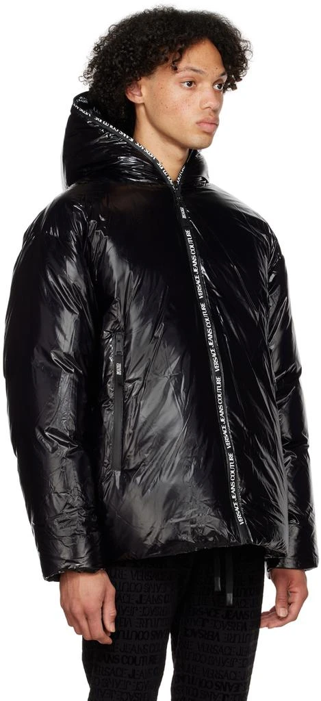 Versace Black Coated Down Jacket 2