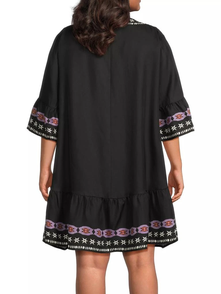 Johnny Was Plus Hailee Floral Peasant Dress 5