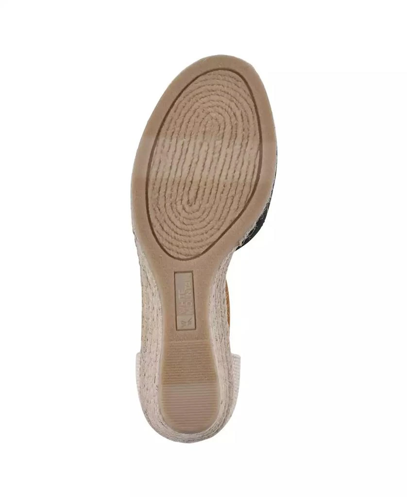 White Mountain Women's Mamba Espadrille Wedges 6