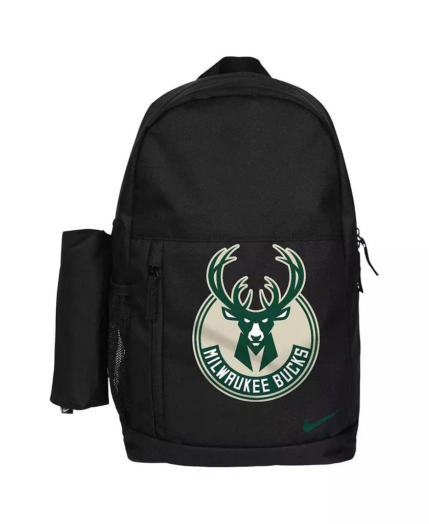 NIKE Black Milwaukee Bucks Elemental Backpack