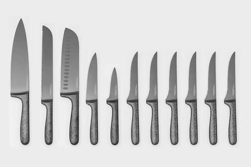 Cambridge Silversmiths Cambridge Nero 12-Piece Cutlery Set with Knife Block 3