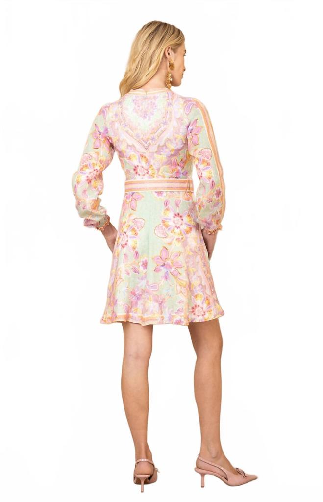 Hale Bob Miranda Linen Dress In Pink