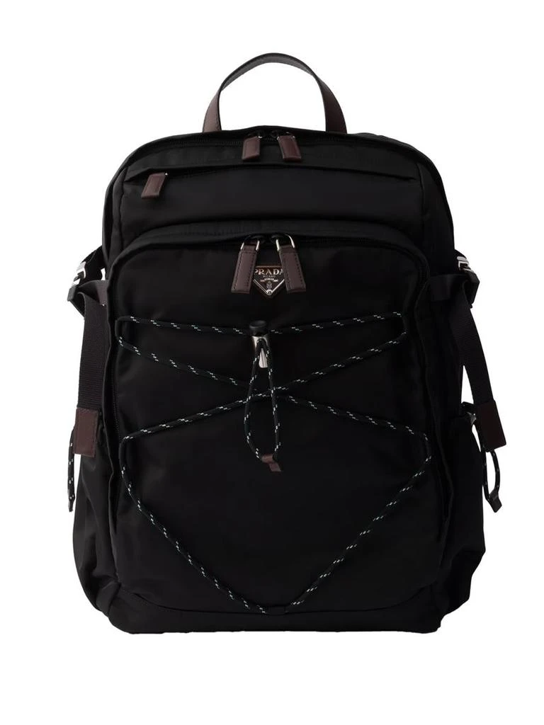 Prada Prada Speedrock Backpack In Re-Nylon And Leather Bags 1