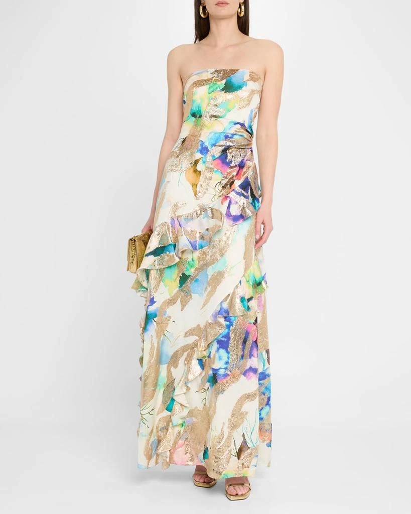 Ramy Brook Dominika Strapless Metallic Jacquard Gown - Dresses & Skirts -  Compare Prices from 4+ Stores - Free Shipping - BeyondStyle