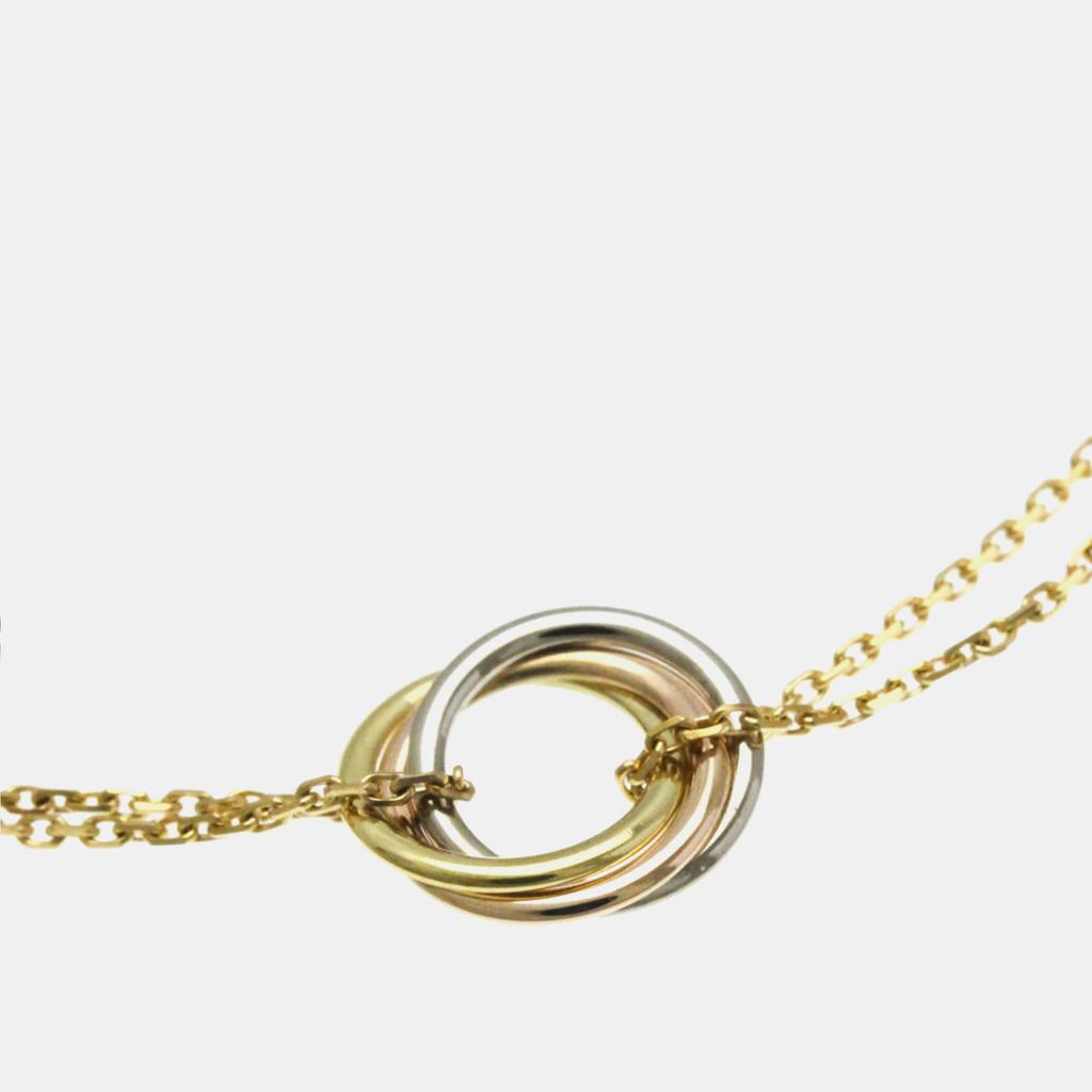 Cartier Cartier 18K Yellow Gold, Rose Gold, White Gold Trinity Chain Bracelet