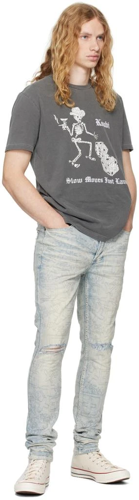 Ksubi Blue Van Winkle Stencil Legacy Jeans 4