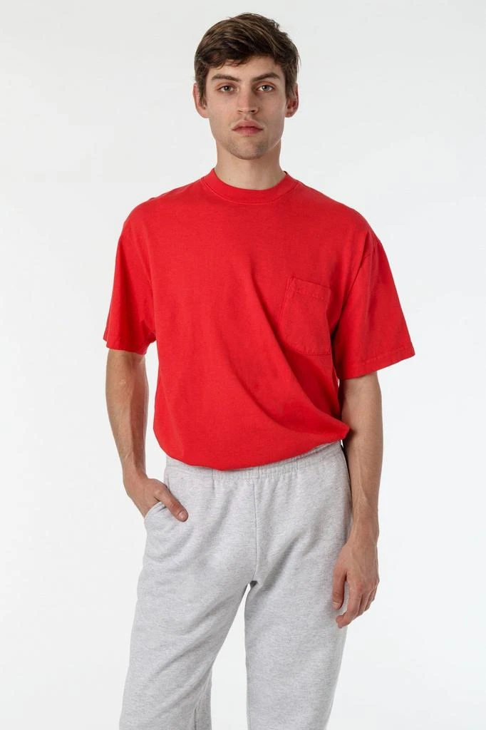 Los Angeles Apparel 1809GD Mix - Short Sleeve Garment Dye Pocket T-Shirt 4
