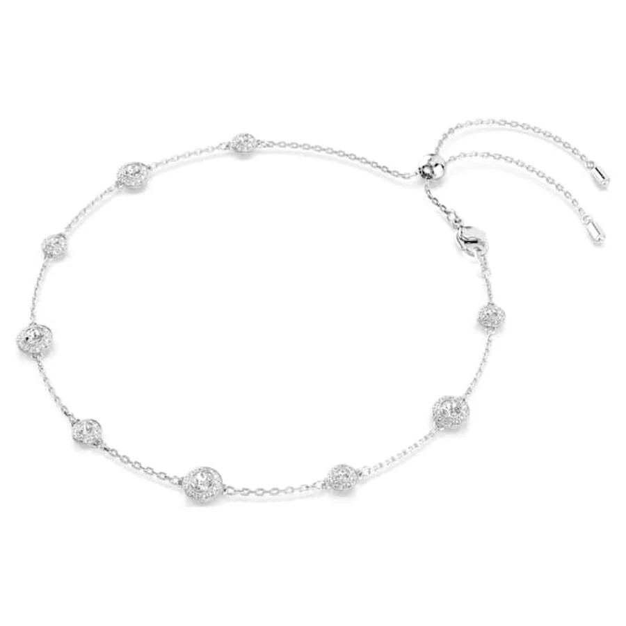 Swarovski Swarovski Rhodium Plated Crystal Una Angelic Necklace