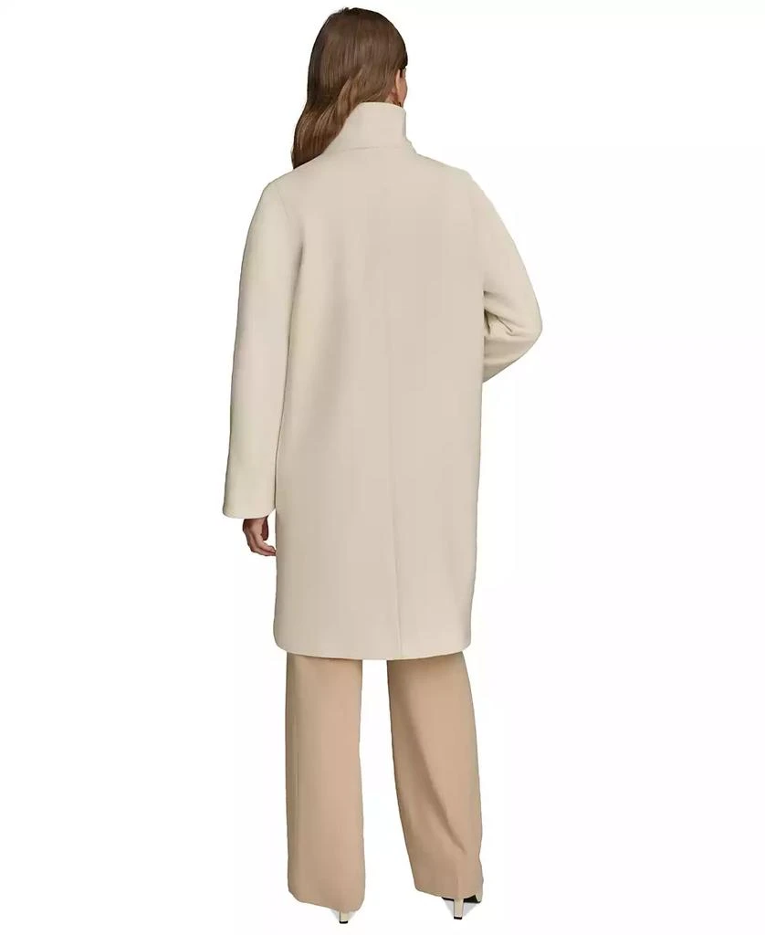 Donna Karan Women
s Stand-Collar Single-Breasted Coat 5