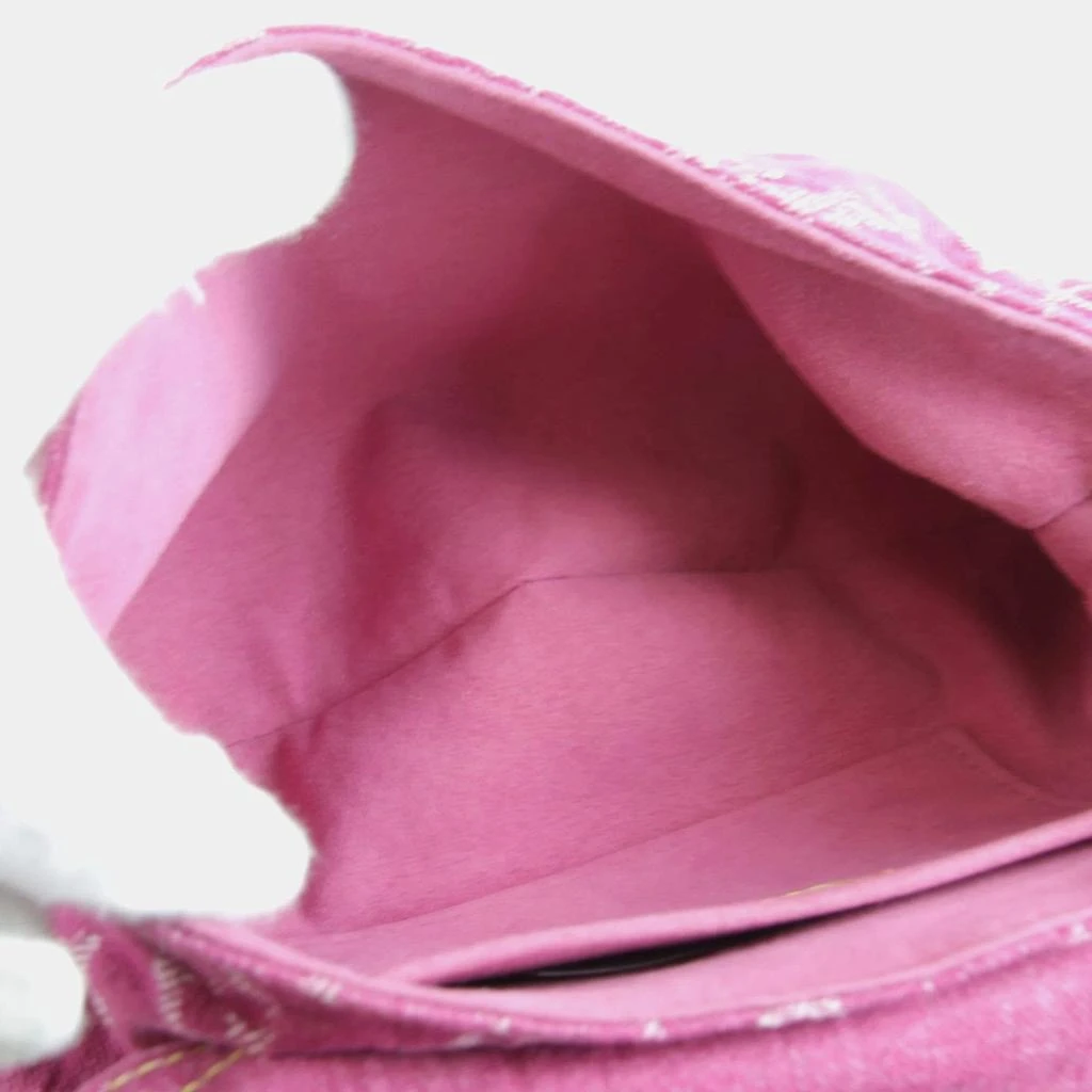Louis Vuitton Louis Vuitton Pink Monogram Denim Pleaty Shoulder Bag 6