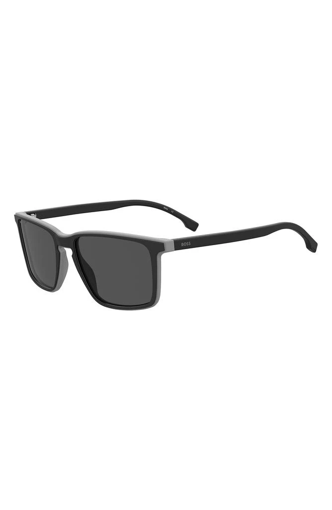 Hugo Boss 57mm Rectangle Sunglasses 1