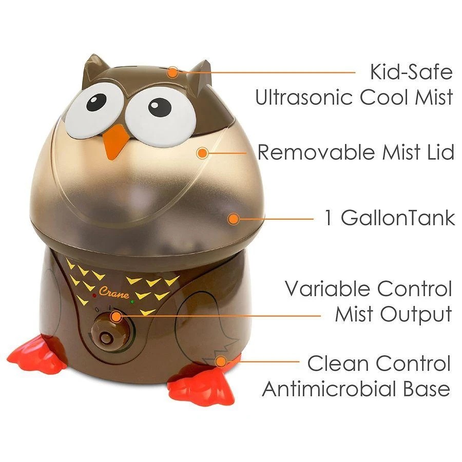Crane Adorable Ultrasonic Cool Mist Humidifier 1 Gallon 4