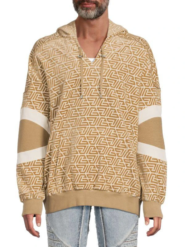 Balmain Monogram Hoodie 1